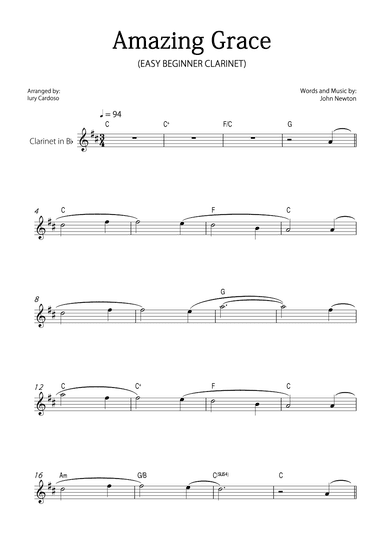 Amazing Grace (arr. Iury Cardoso)