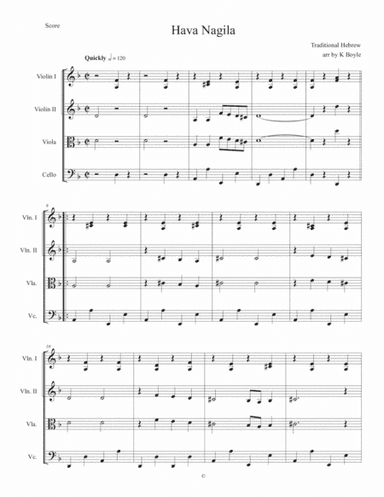 Hava Nagila (arr. Karlie Boyle)