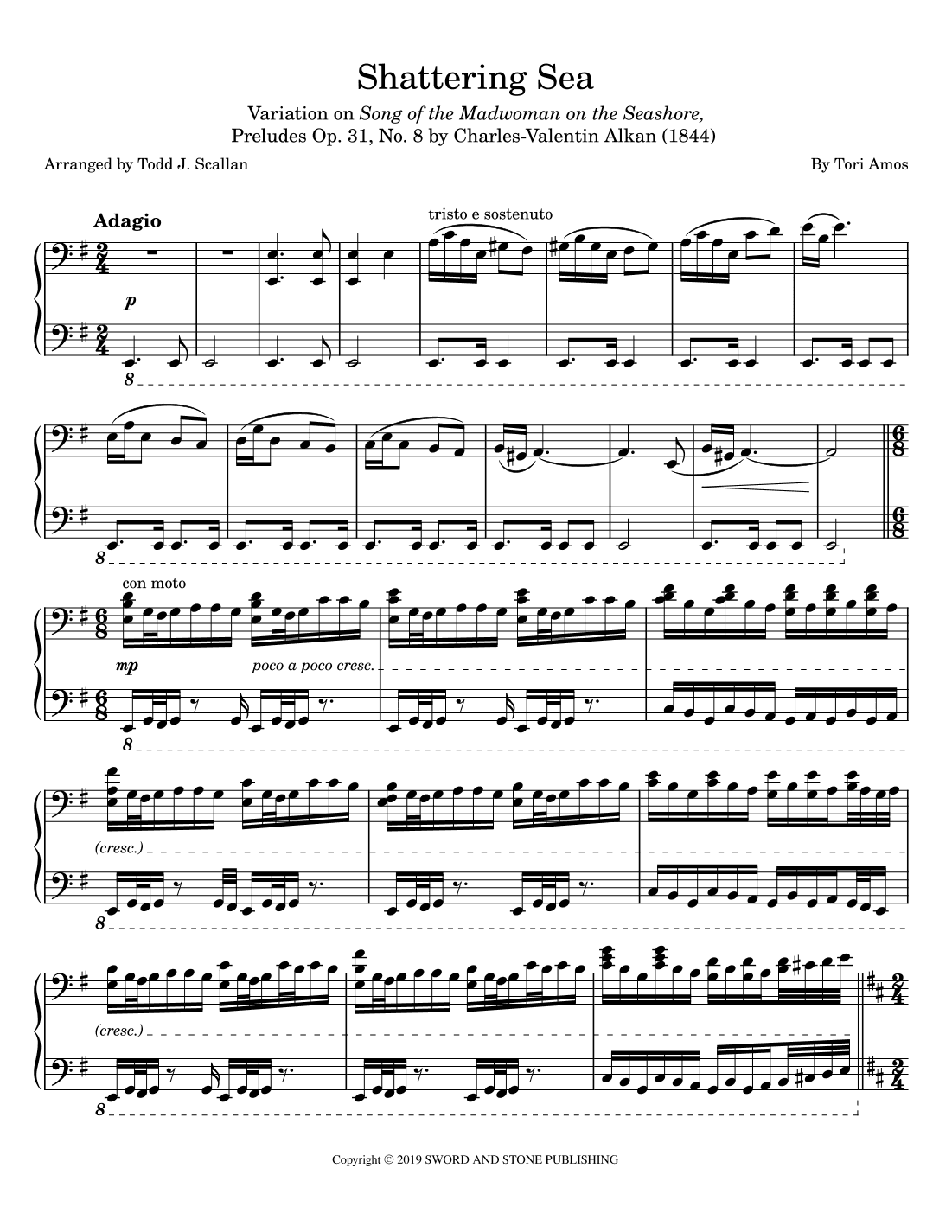 Shattering Sea (arr. Todd J. Scallan)