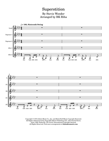 Superstition (arr. BK Riha / Brandy Kay Riha)