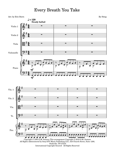 Every Breath You Take (arr. Eric Stern)