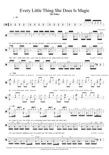 Every Little Thing She Does Is Magic (arr. Cyril Mayer)