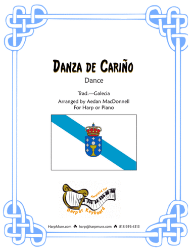 Danza de Carino - Traditional dance tune from Galicia (arr. Harp use Inspirations)