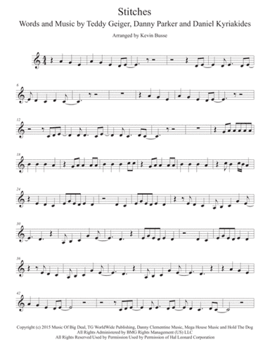 Stitches (arr. Kevin Busse)