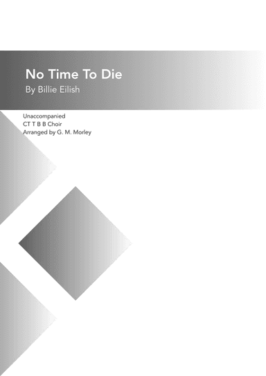 No Time To Die (arr. G. M. Morley)