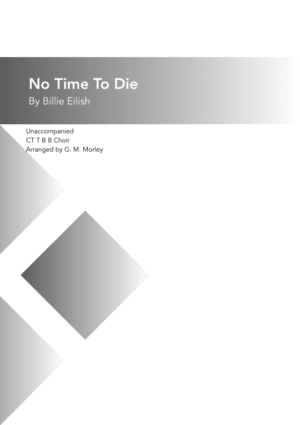 No Time To Die (arr. G. M. Morley)