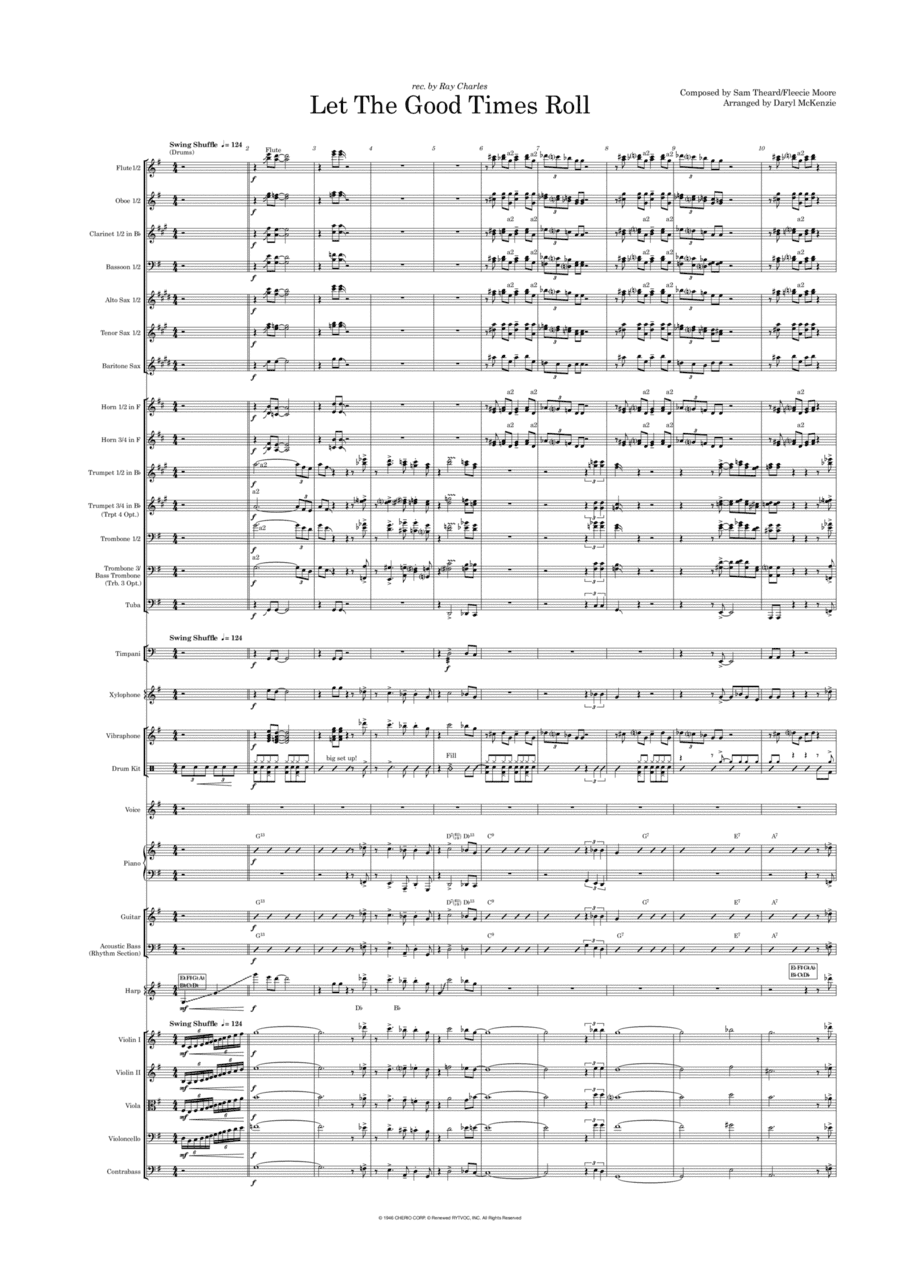 Let The Good Times Roll (arr. Daryl McKenzie)