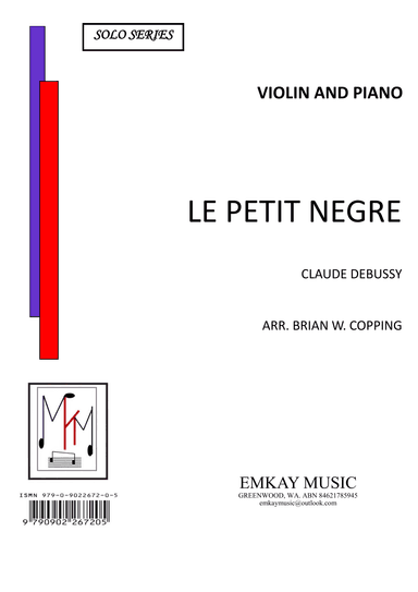 LE PETIT NEGRE – VIOLIN & PIANO (arr. BRIAN W. COPPING)
