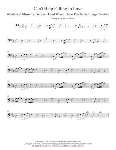 Can't Help Falling In Love (arr. Kevin Busse)