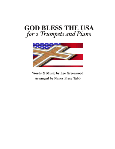God Bless The U.s.a. (arr. Nancy Frese Tabb)