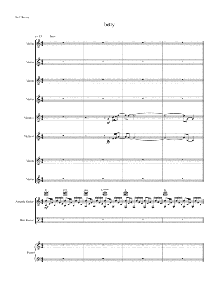 Betty (arr. Deena Corkindale)