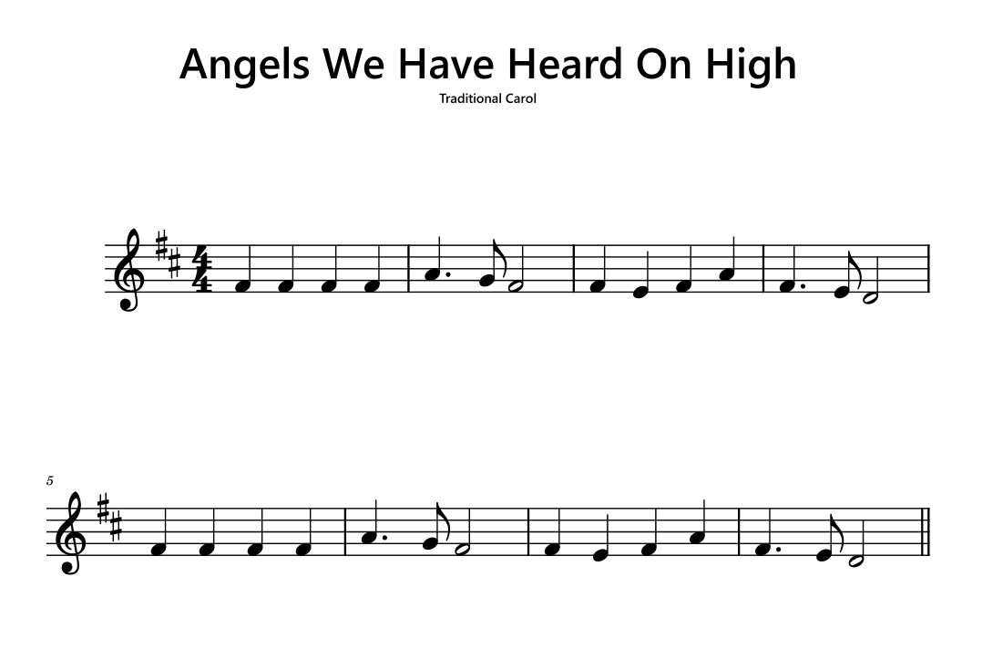 Angels We Have Heard On High (arr. Funtom)