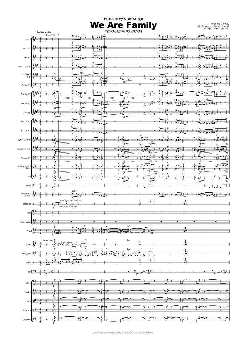 We Are Family (arr. Daryl McKenzie)