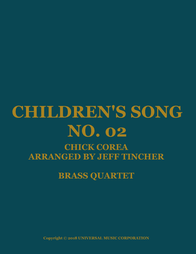 Children's Song No. 2 (arr. Jeff Tincher)