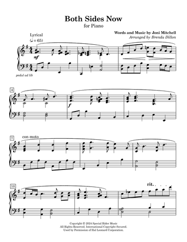 Both Sides Now (arr. Brenda Dillon)