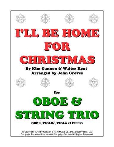 I'll Be Home For Christmas (arr. John Groves)