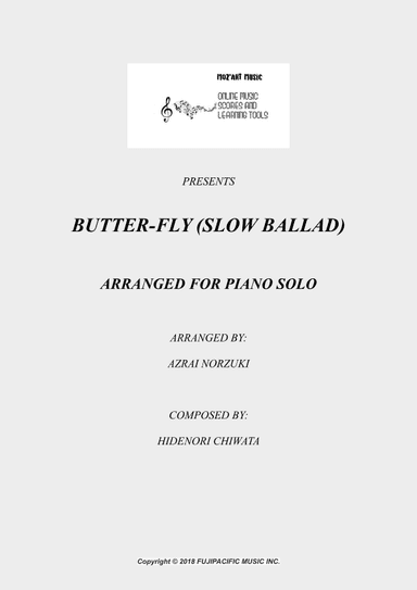 Butter Fly (arr. Azrai Norzuki)