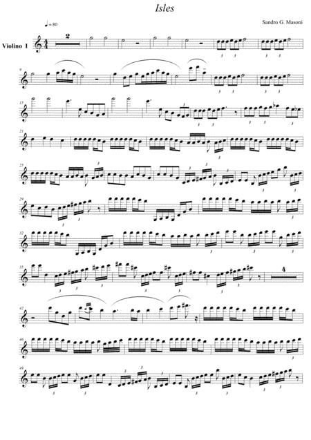 Isles  (Violin I part)