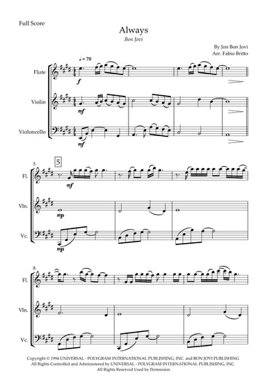 Always (arr. Fabio Britto)
