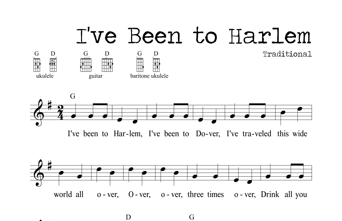 I've Been to Harlem (arr. M. Ryan Taylor)