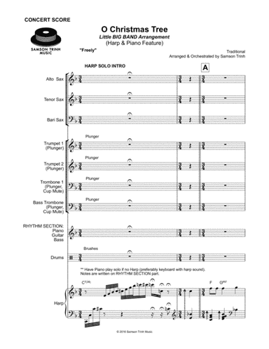 Oh Christmas Tree - Little Big Band (arr. Samson Trinh)