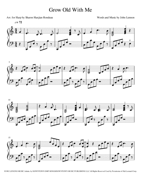 Grow Old With Me (arr. Sharon Hanjian Rondeau)