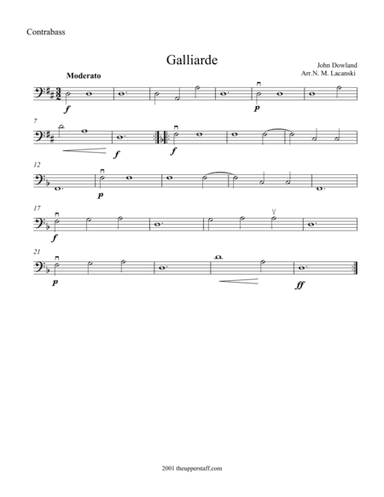 Galliarde (arr. Nick Lacanski)