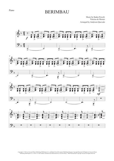 Berimbau (arr. Anderson Quevedo)