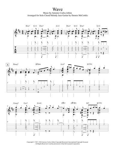 Wave (arr. Dennis McCorkle)