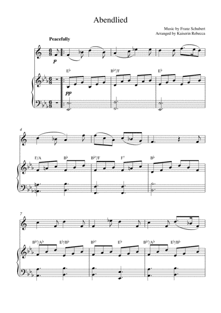 Abendlied (arr. Kaiserin Rebecca)