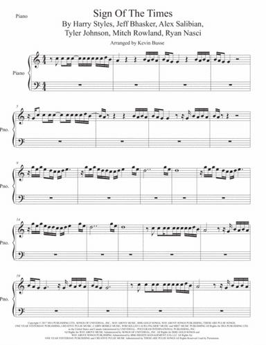 Sign Of The Times (arr. Kevin Busse)