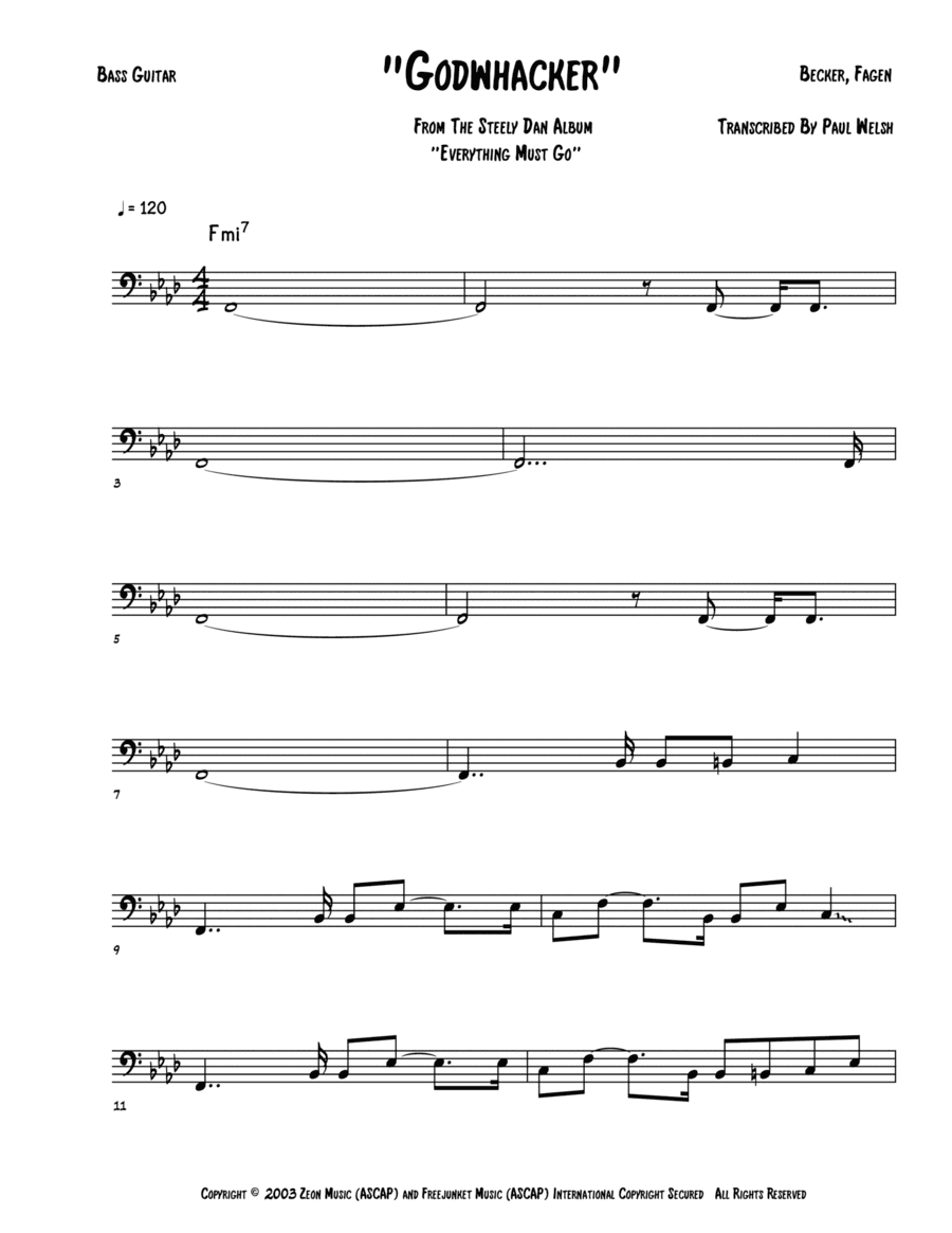 Godwhacker (arr. Accubass)