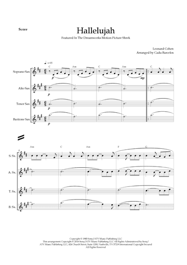 Hallelujah (arr. Cadu Barcelos)