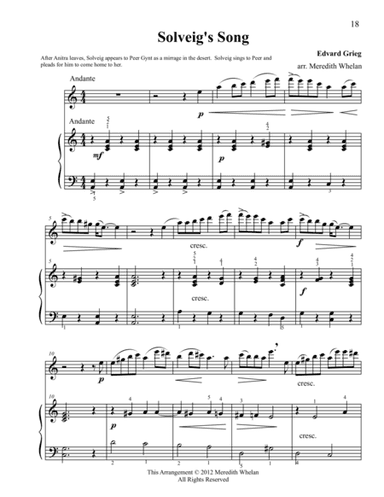 Classical Duets for Flute & Piano:  Solveig's Song (arr. Meredith Whelan)