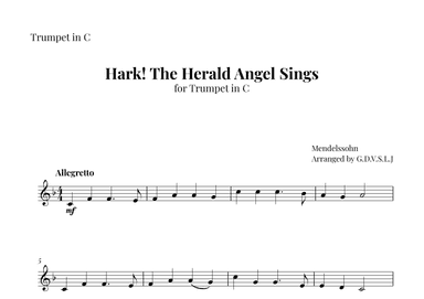 Hark! The Herald Angel Sings (arr. G.D.V.S.L.J)