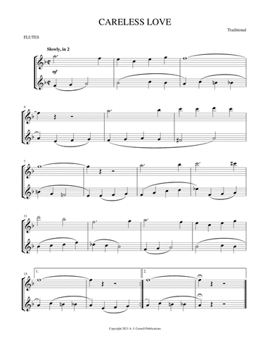 Careless Love (arr. Mark Phillips)