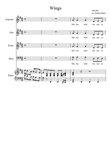 Wings (arr. Caroline Attard)