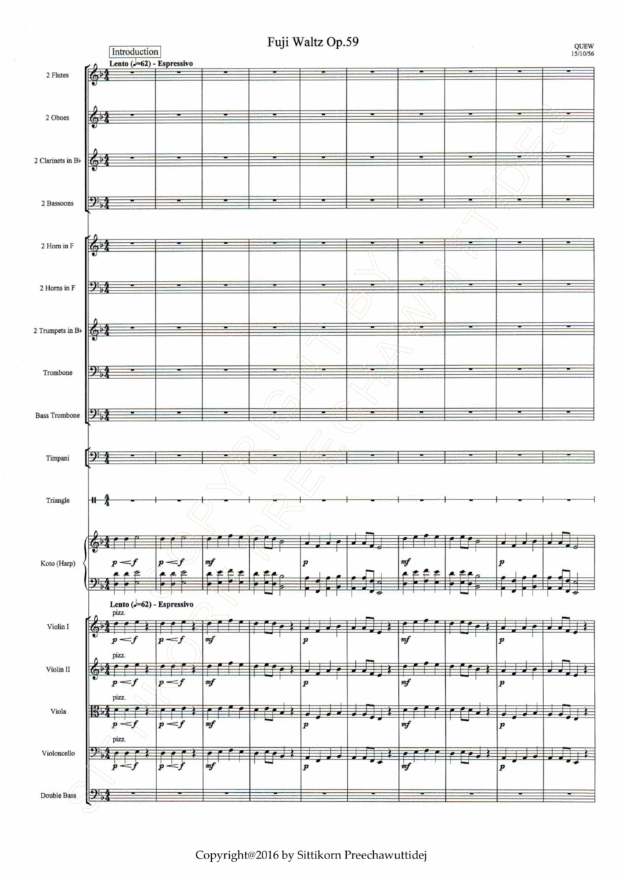 Op.59 Fuji Waltz [Dr.QUEW]