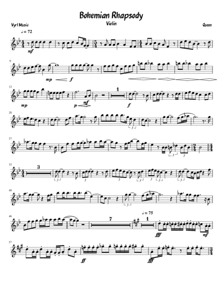 Bohemian Rhapsody (arr. Sean M. (Vyrl Music))