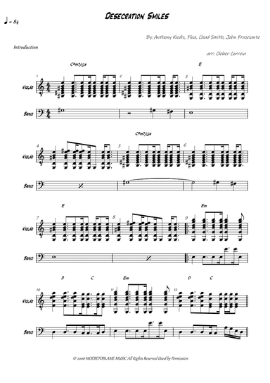 Desecration Smile (arr. Cleber Correia)