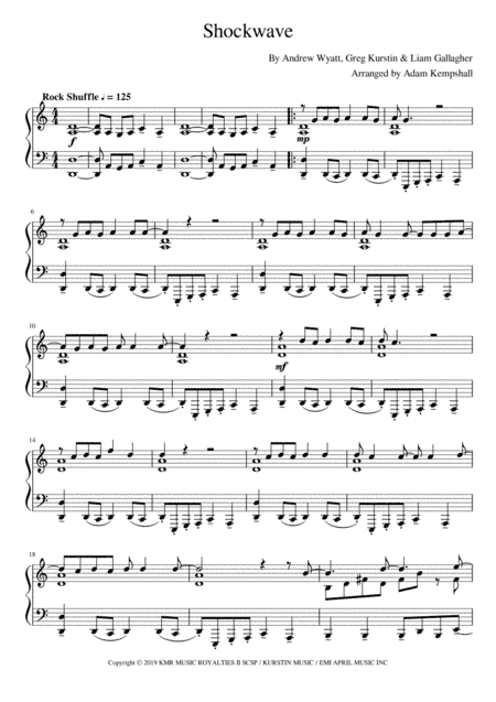 Shockwave (arr. Adam Kempshall)