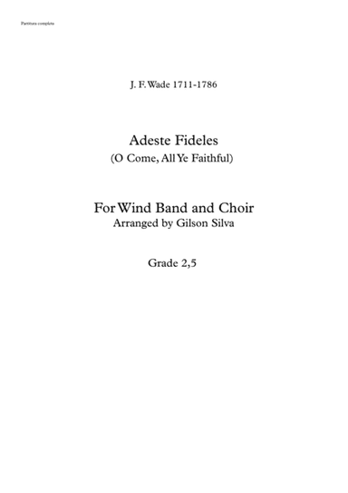 O Come, All Ye Faithful (arr. Gilson Silva)