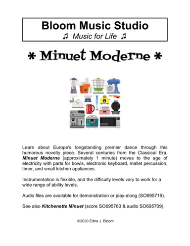 Minuet Moderne Novelty Ensemble