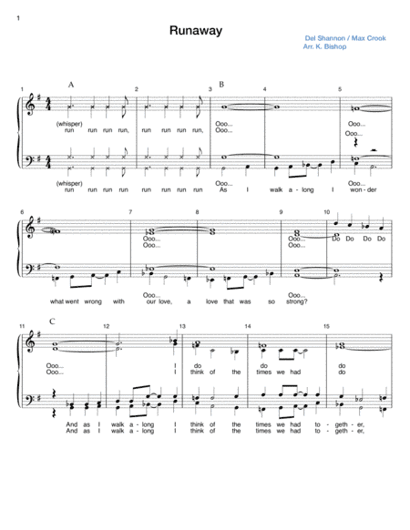 Runaway (arr. K Bishop)