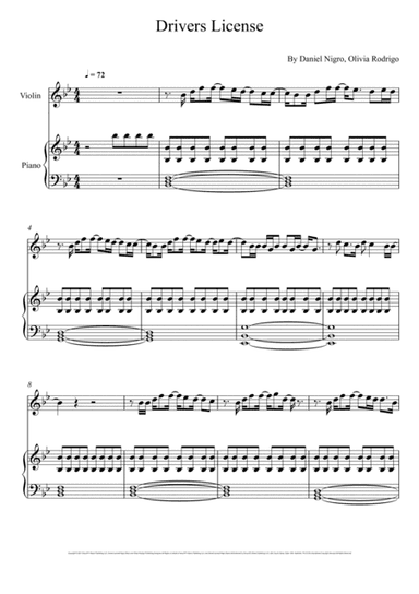 Drivers License (arr. André Laitano)