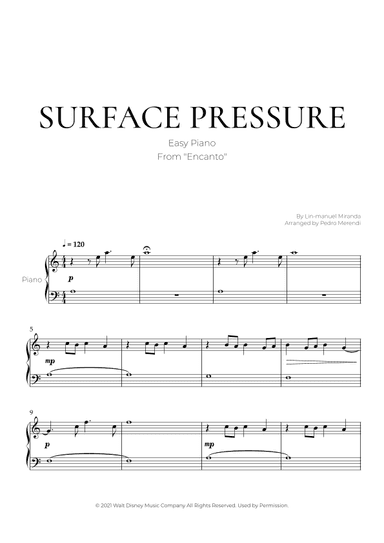 Surface Pressure (arr. Pedro Merendi)