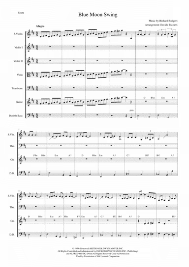 Blue Moon (arr. Davide Bizzarri)