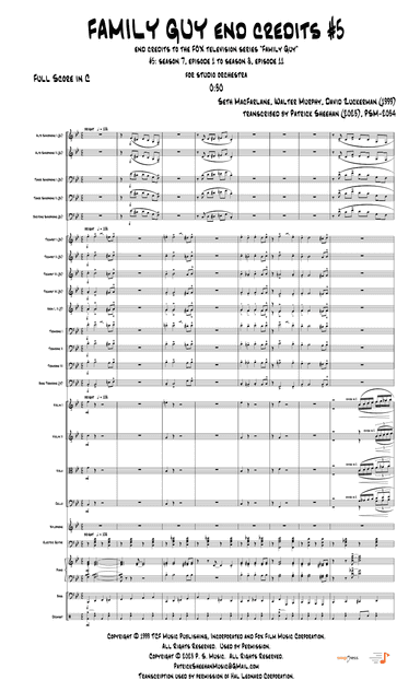 Theme From Family Guy (arr. Patrick Sheehan)
