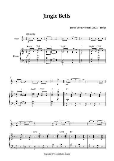 Jingle Bells (arr. Ivan Souza)