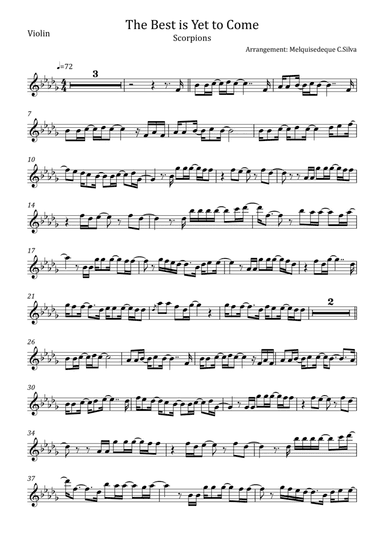 The Best Is Yet To Come (arr. Melquisedeque C.Silva)